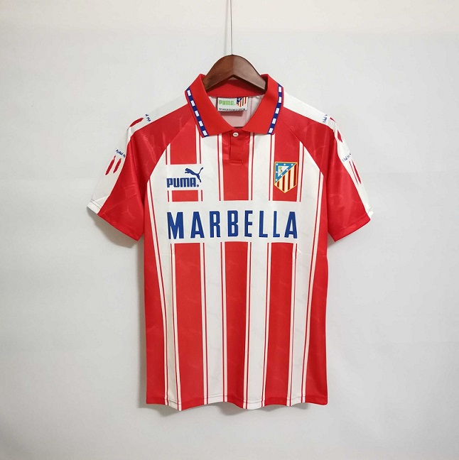 AAA Quality Atletico Madrid 94/95 Home Soccer Jersey
